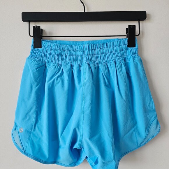 NWT LULULEMON KYBL Blue Hotty Hot High Rise Short 4" Lined Size 4 - Picture 5 of 9